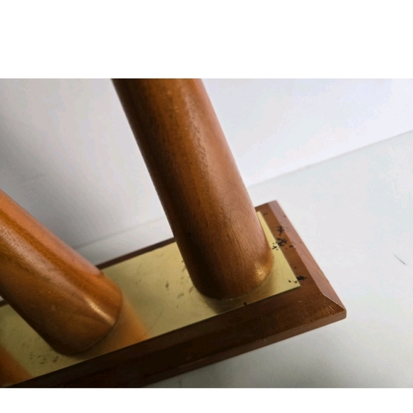 Wooden Candlestick Candle Holder  Vintage - Picture 6 of 6